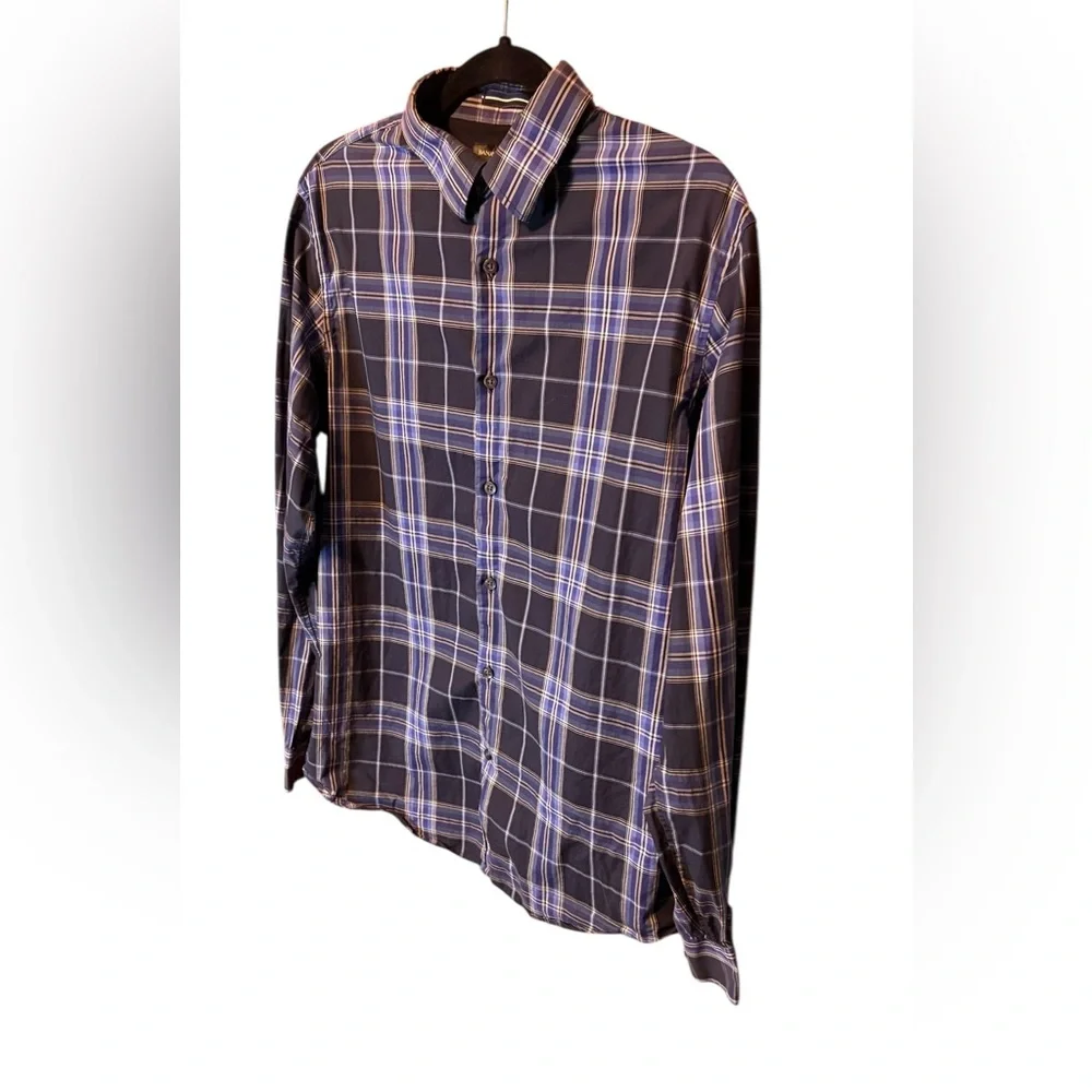 Banana Republic Plaid Button Down Shirt Men’s Medium Business Casual